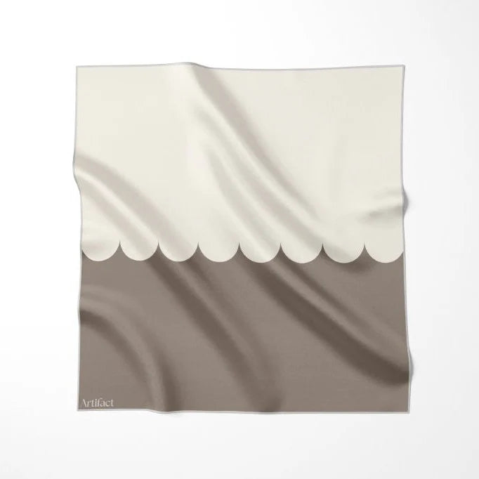 Ivory Mushroom - Scarf