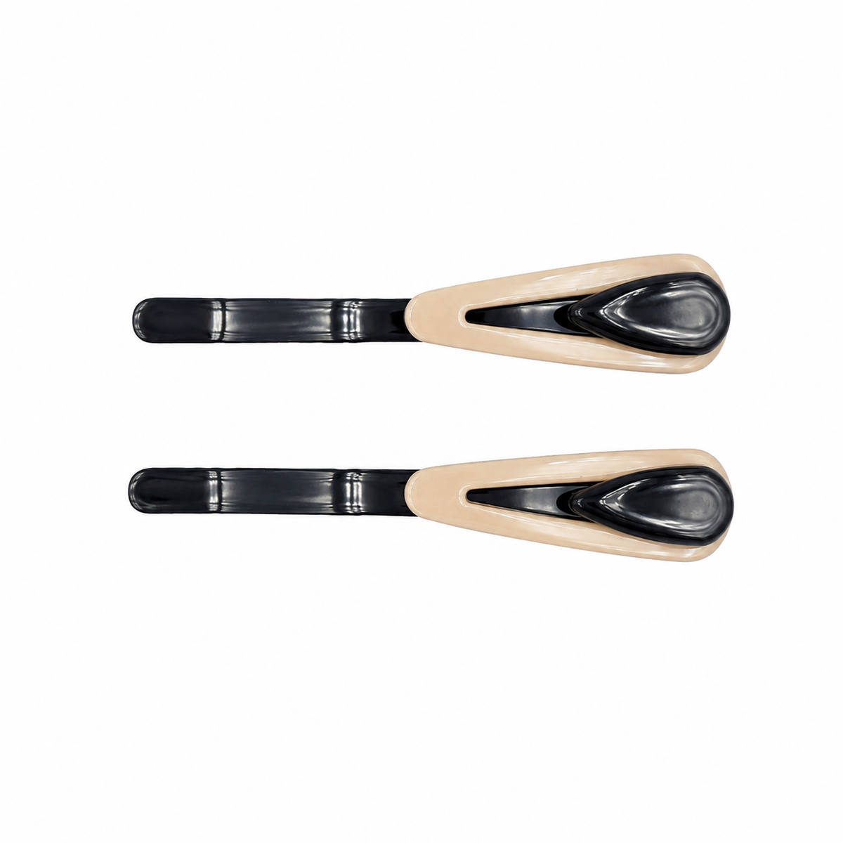 Poppy Slides - Black & Cream