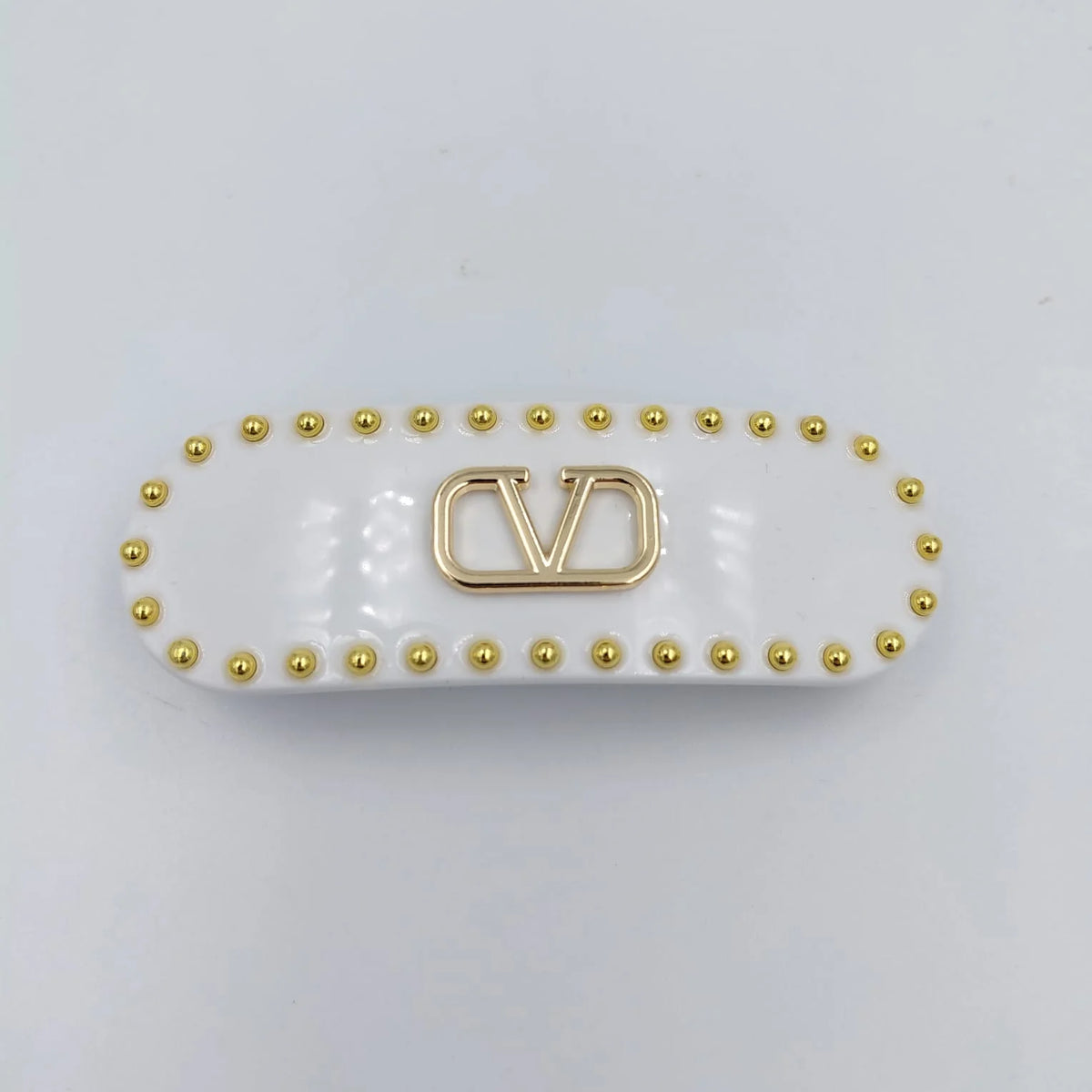 Valerie Barrette Clip - White