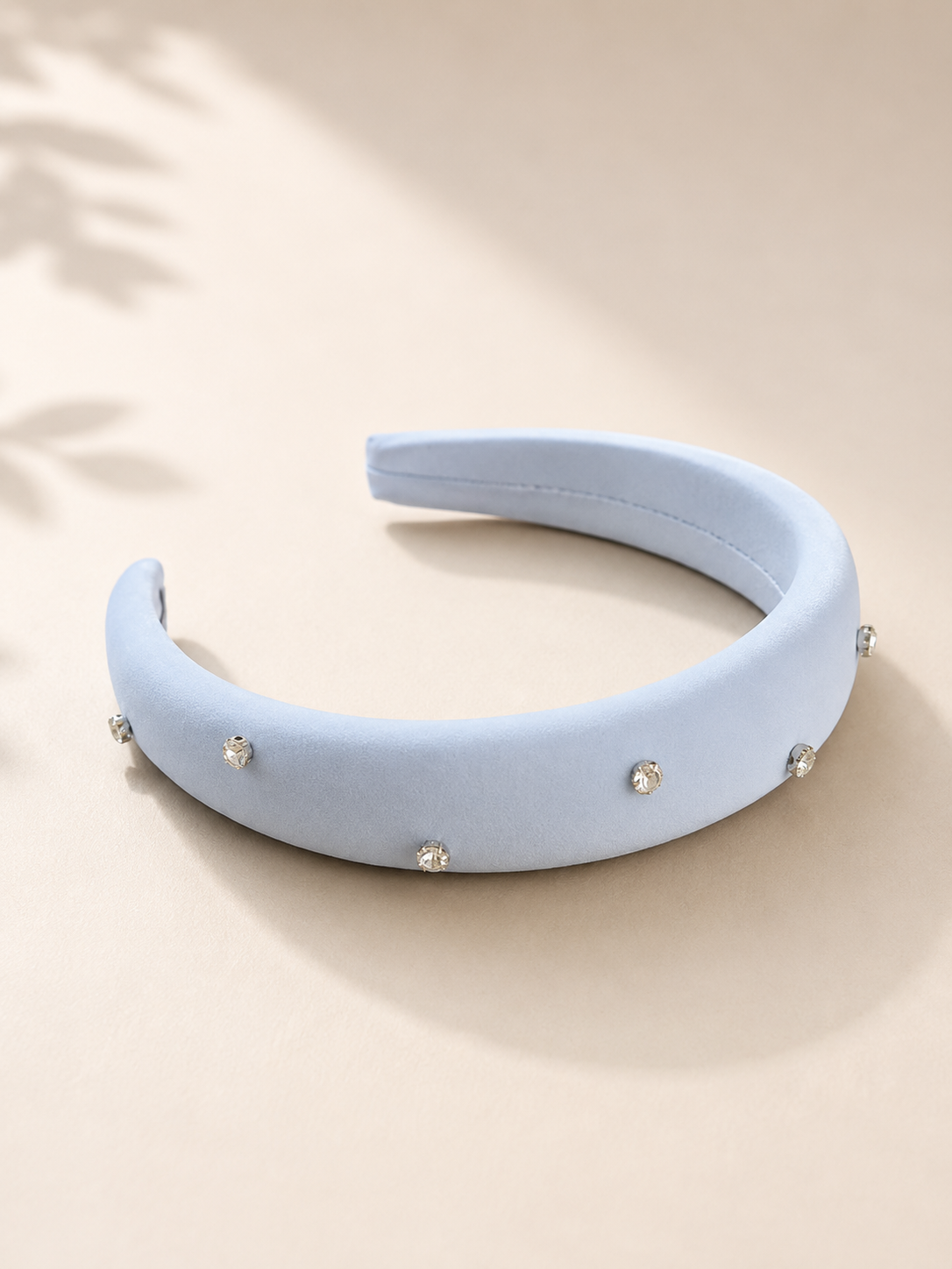 Powder Blue Crystal Headband