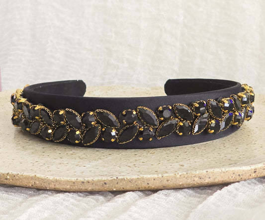Black Embellished Headband