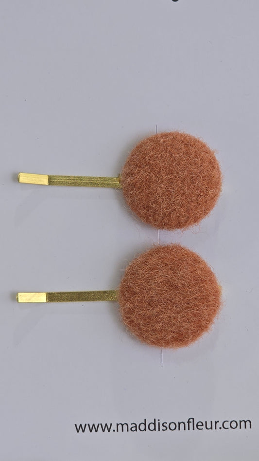 Rust Hattie Clips - Maddison Fleur Clips