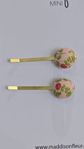 Pink Rosie Clips - Maddison Fleur Clips