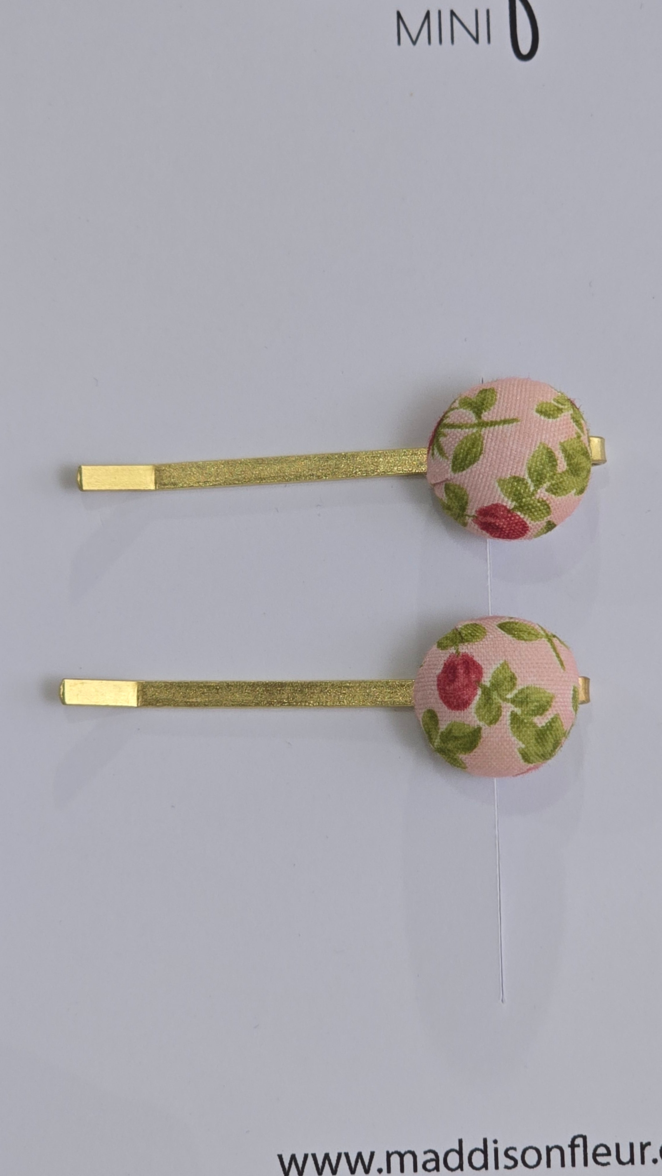 Pink Rosie Clips - Maddison Fleur Clips