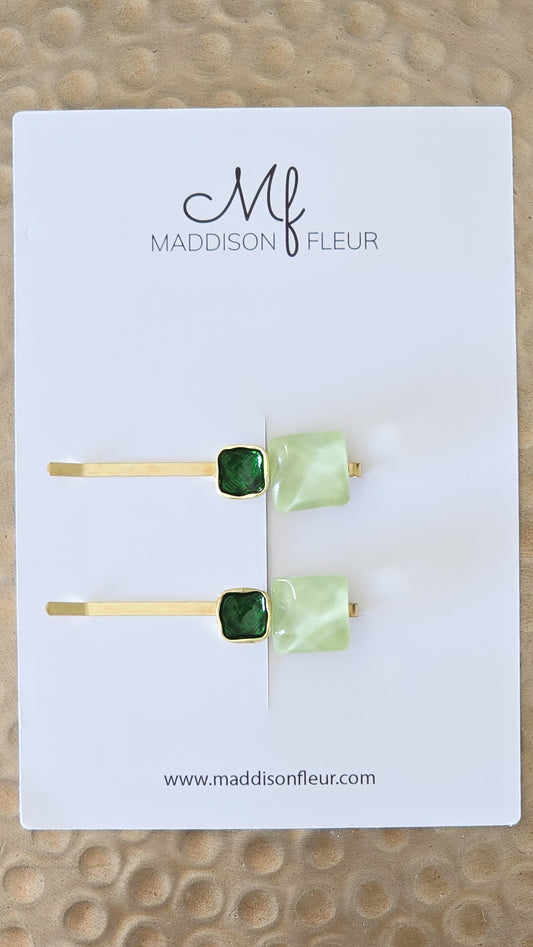 Wintergreen Clips - Maddison Fleur Clips
