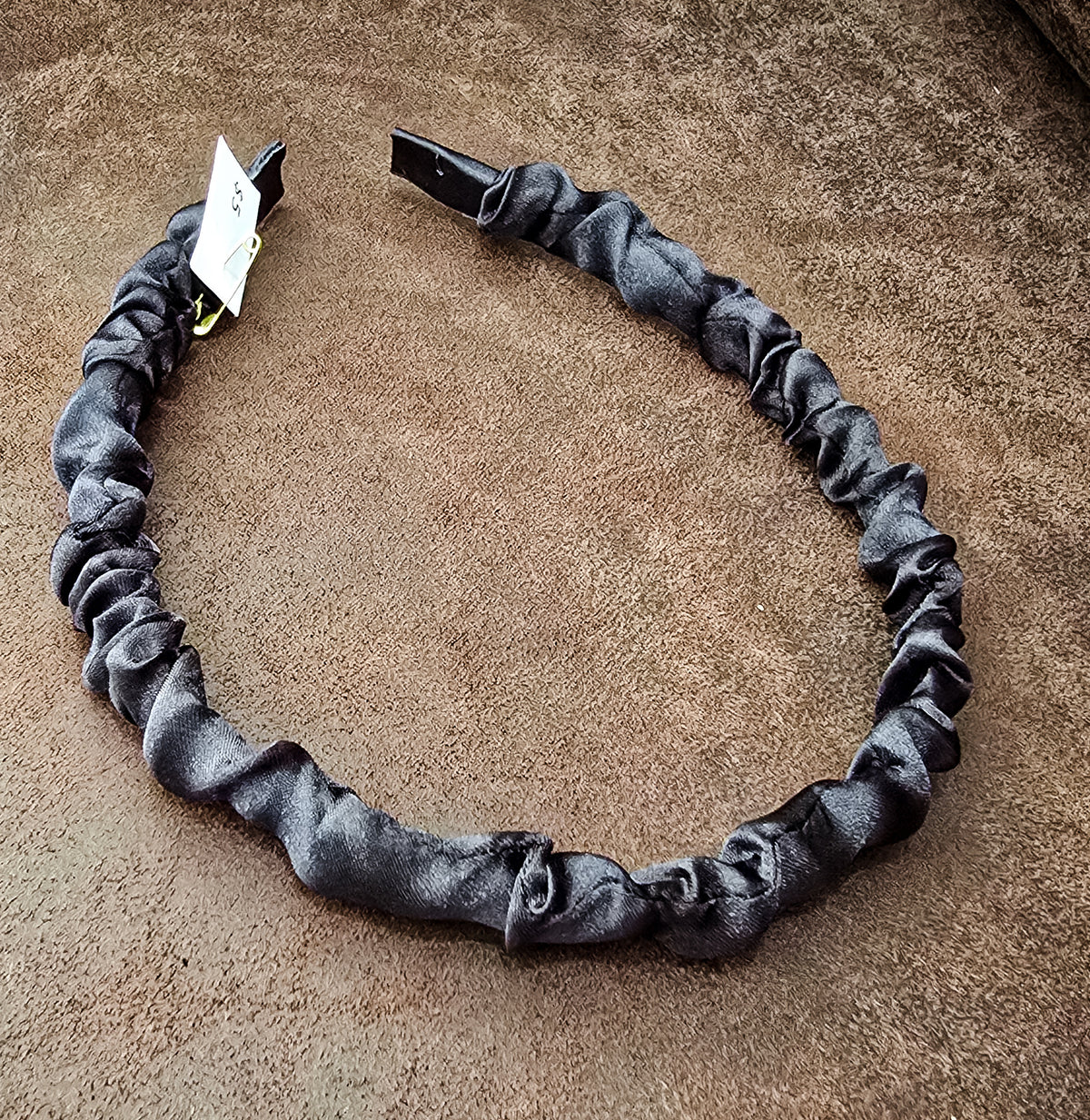 Black Satin Headband