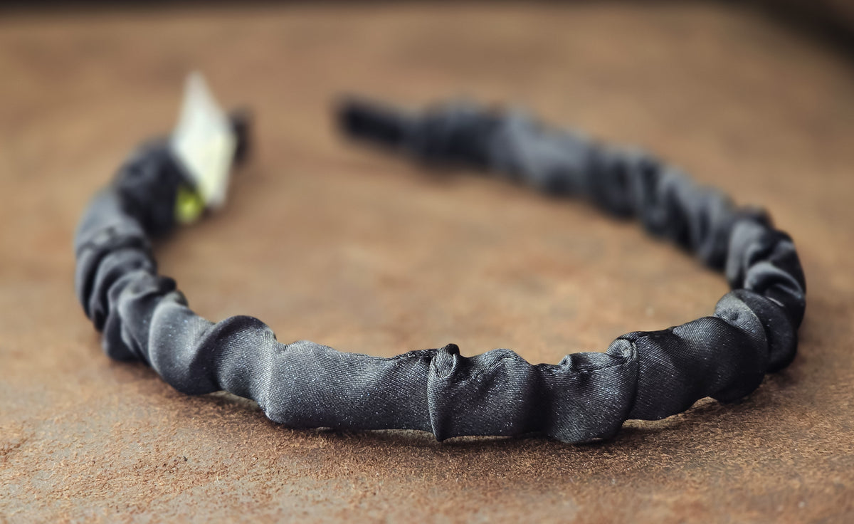 Black Satin Headband
