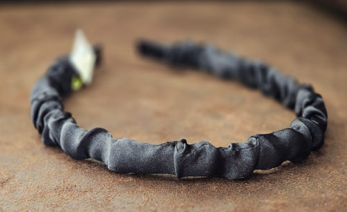 Black Satin Headband