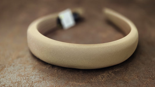 Latte Satin Headband