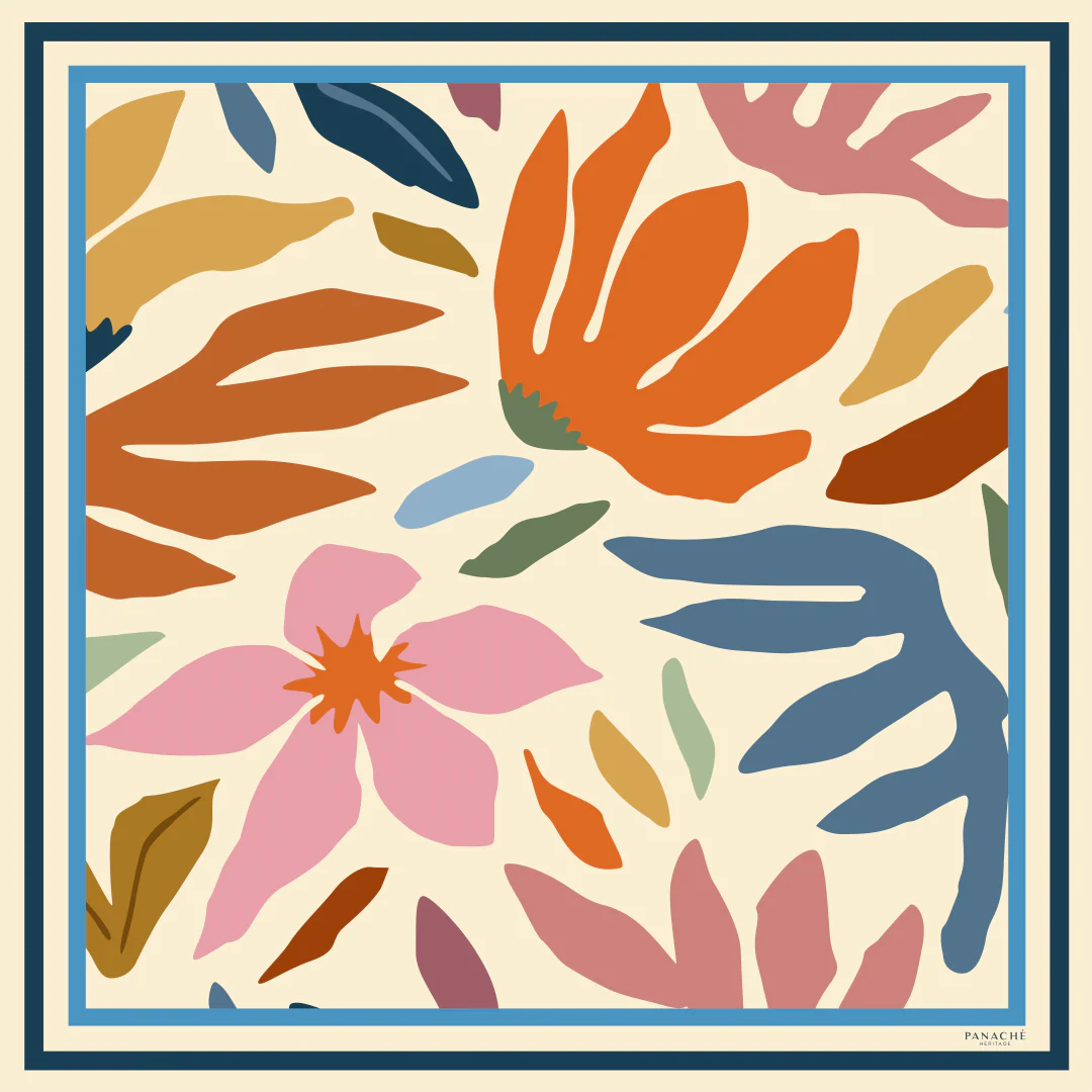 Autumn Blossoms - Panache Heritage Scarf