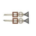 Geometrical Barrette - Cream