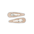 Georgina Snap Clips - Beige & Blue