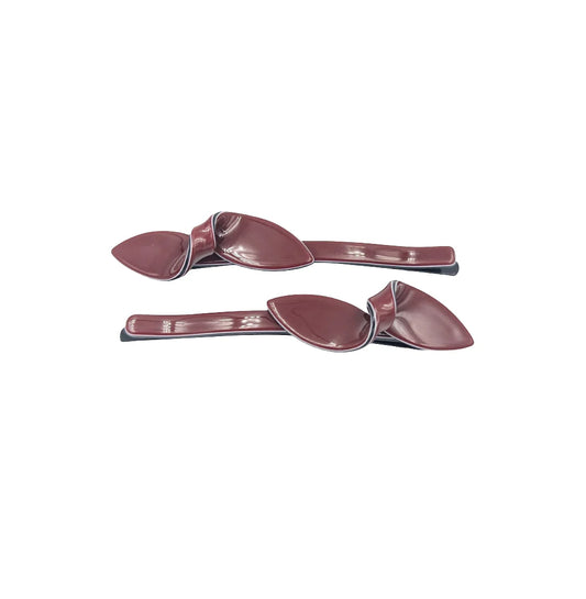 Olivia Slides - Burgandy