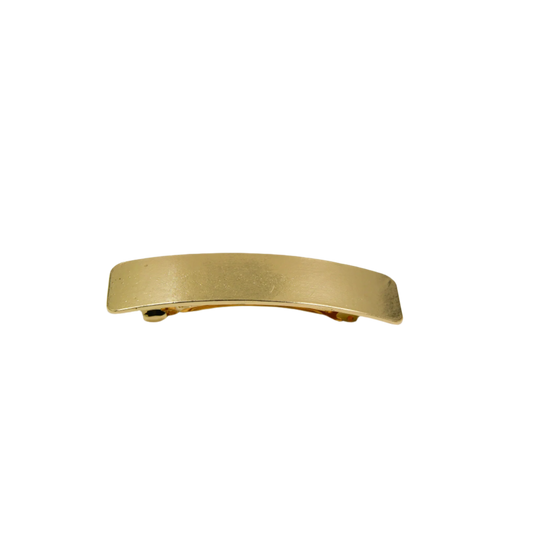 Rectangle Barrette - Gold