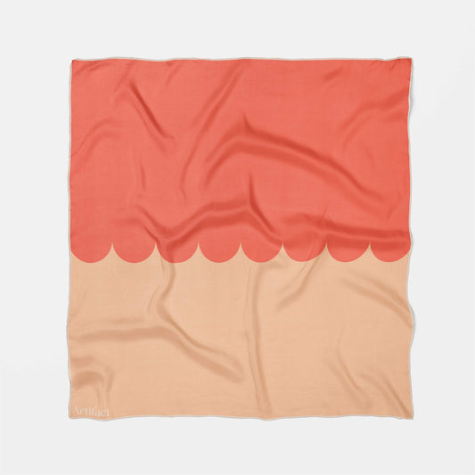 Coral Peach - Scarf