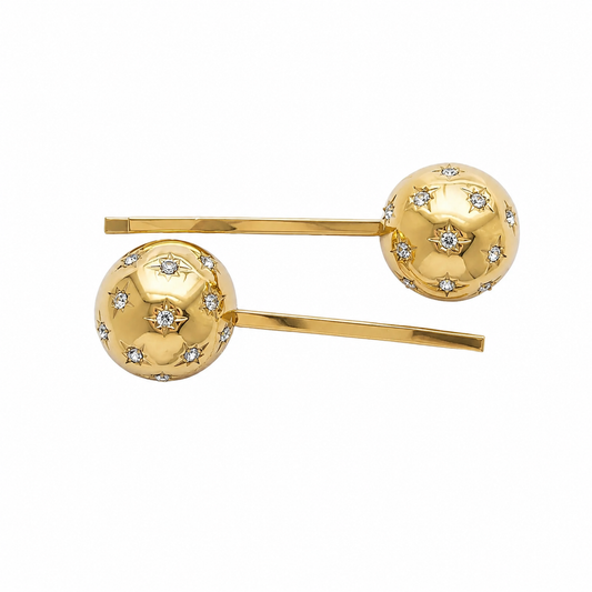 Fiametta Slides - Gold