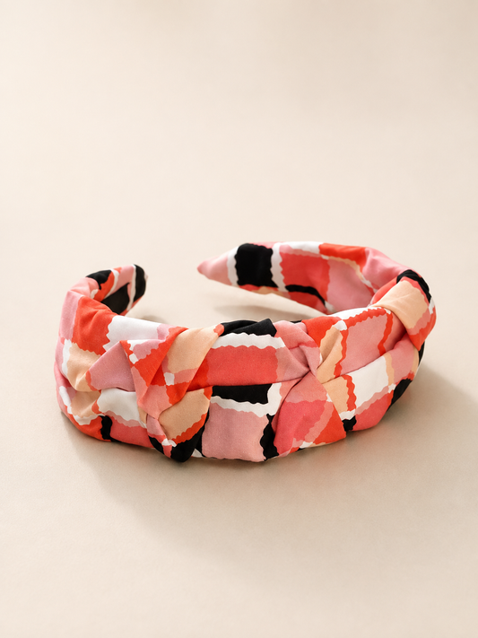 Rosé Abstract Knot Headband